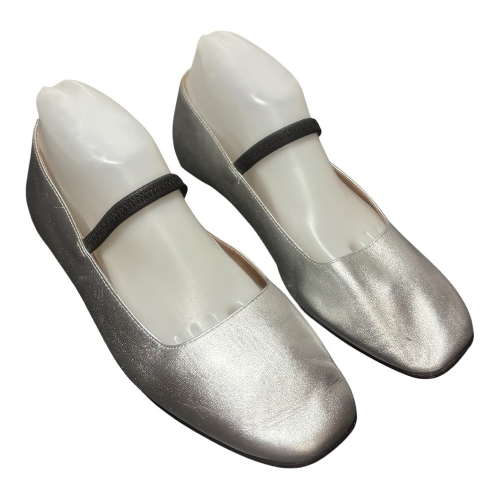 MADEWELL The Greta Silver Mary Jane Flats - Picture 3 of 10